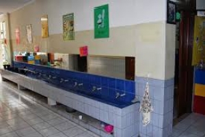 Fasilitas Cuci Tangan di Sekolah (illustrasi)