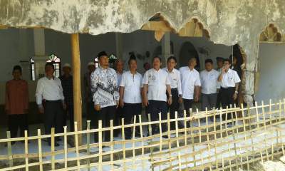 Wilbi 3 dan KCD sambangi korban longsor di Kampung Satiun, Desa Cimandiri, Kecamatan Panggarangan, Kabupaten Lebak.