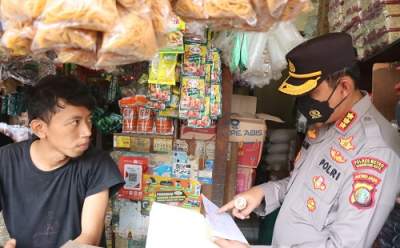 Sidak ke Pasar, Kombes Zain Minta Pedagang Jual Migor Sesuai HET