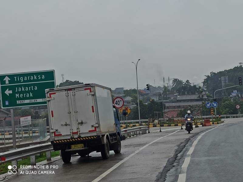 Gerbang Tol Baru Baltim Dibangun, Lalulintas Di Jalan Raya Serang Diprediksi Semerawut