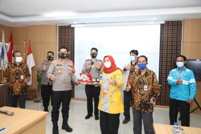 Cek Prokes Covid 19, Kapolresta Tangerang Kunjungi PLTU Lontar