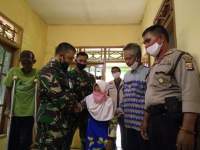 Bedah Rumah Nenek Sumi, Denhubrem 064/MY Tebar Kebahagiaan