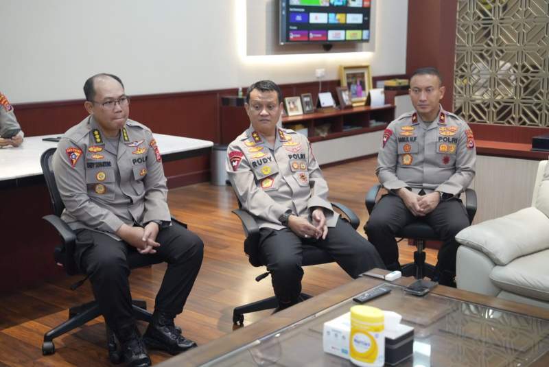polda banten dapat kunjungan ASDP Merak.