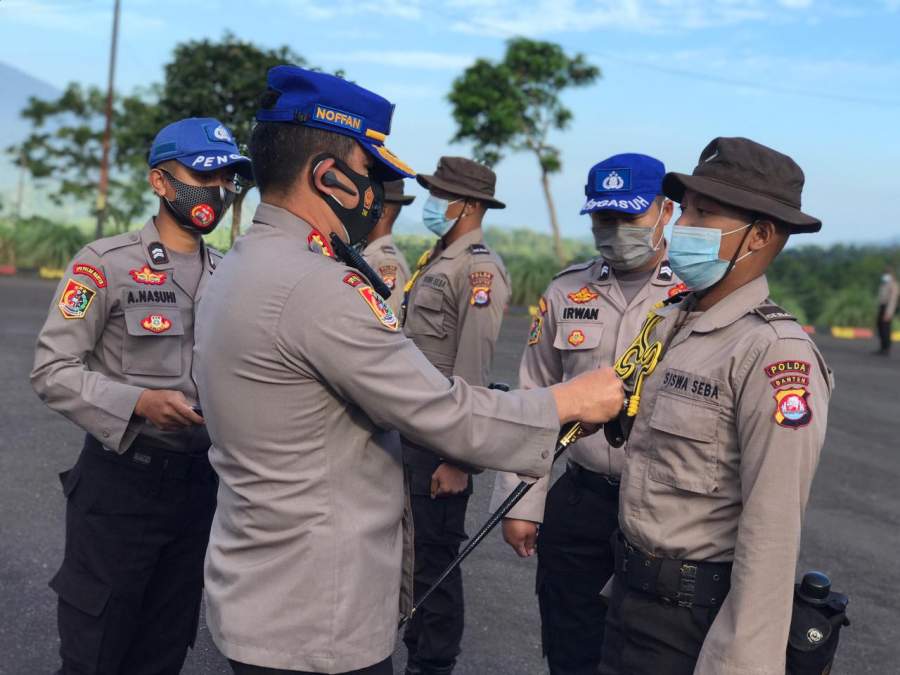 Polda Banten Gelar Pengukuhan Siswa Diktuk Bintara Polri
