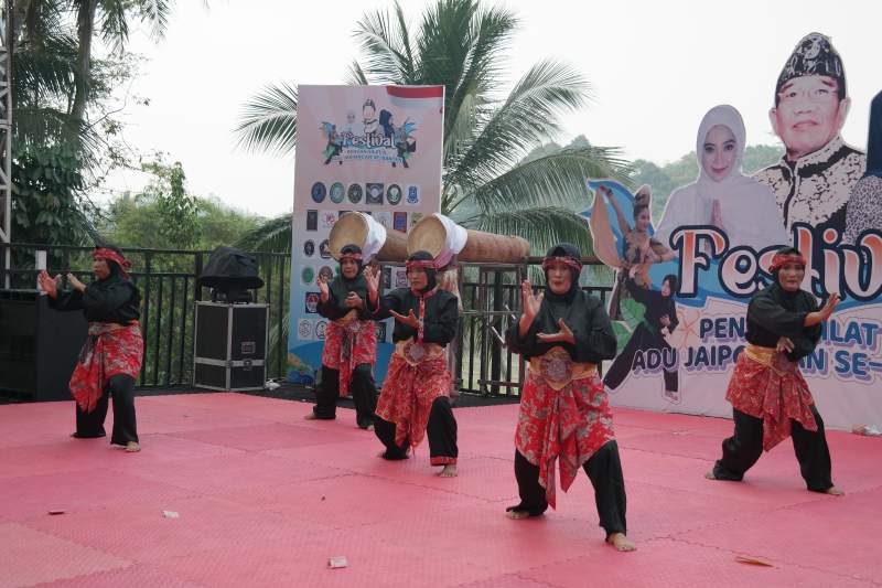 Festival Pencak Silat Sanga Competition 2023 Diminati Emak Emak