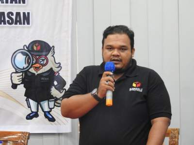 Koordinator Divisi Hukum, Pencegahan, Parmas dan Humas (HPPH) Nazmi Hidayat S