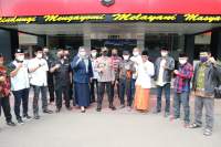 Buntut Bentrok di Ciledug, Pentolan Ormas Dikumpulkan di Mapolres Metro Tangerang Kota Sudahi Anarkis