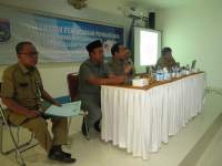 Anggota DPRD Tangsel Eeng Sulaeman dan Abdul Rasyid saat mengikuti Musrenbang di Kelurahan Kademangan.