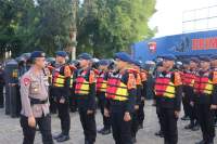 Wadansatbrimob Polda Banten Cek Sikap Tampang Anggota