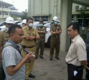 Saat awak media meliput ke PT LSI dan dilarang oleh pihak manajemen