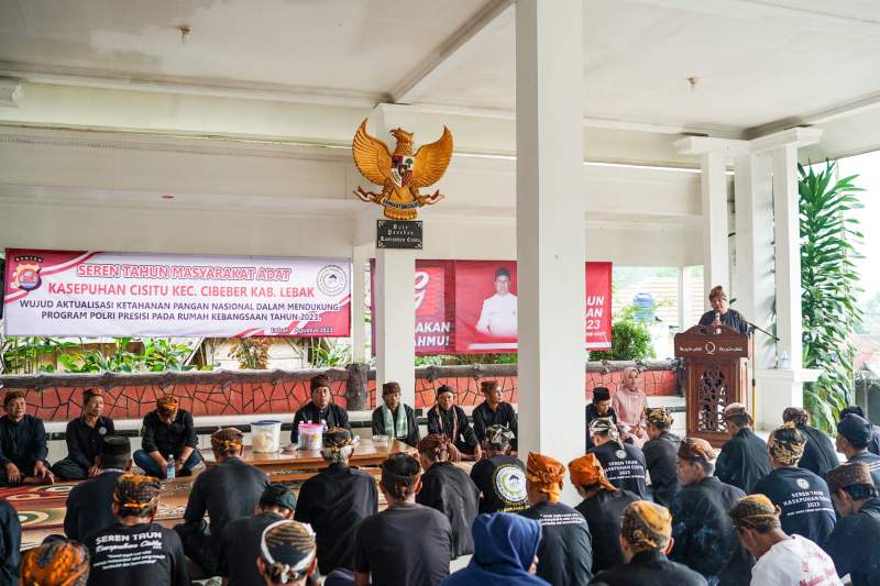 Wujudkan Ketahanan Pangan Nasional, Masyarakat Adat Kesepuhan Cisitu Gelar Seren Tahun 2023