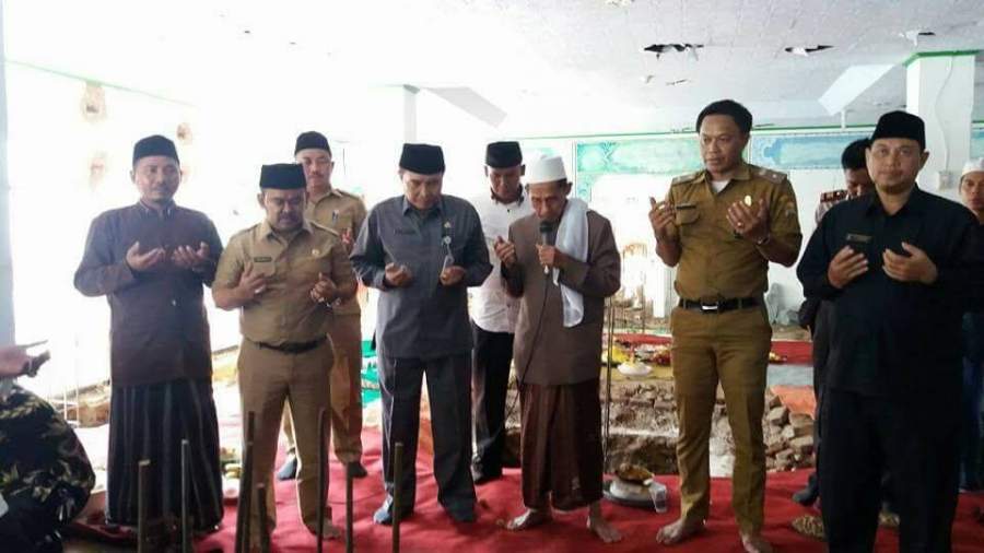Walikota Letakkan Batu Pertama Pembangunan Masjid Jami’ At-Taqwa