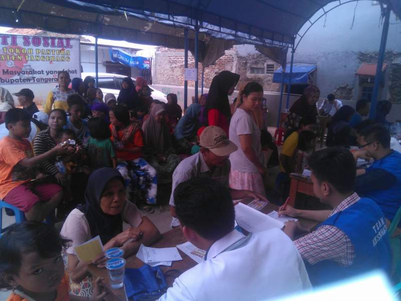 LTP dan Dinkes Gelar Baksos Pengobatan Gratis