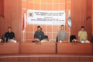 Hasil Sidang Paripurna Terkait 6 Raperda Depok