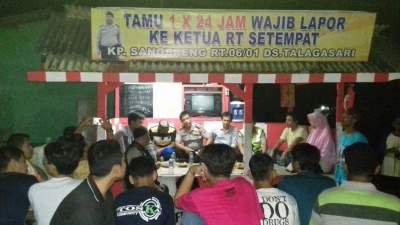 Polsek Balaraja Ngariung Bareng Warga