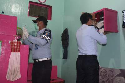 Lapas Serang Kembali Sidak Rutin Kamar Hunian