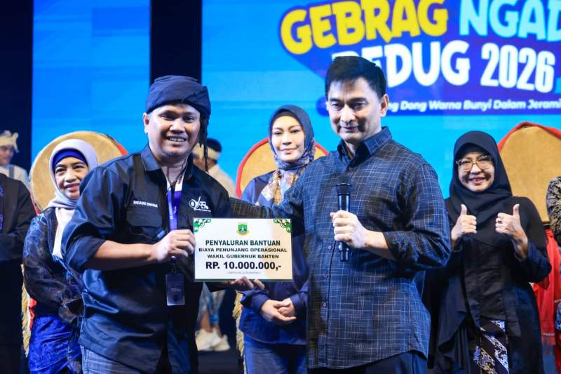 Wagub Banten Dimyati: Tradisi Ngadu Bedug Harus Tetap Bergema di Tengah Perubahan Zaman