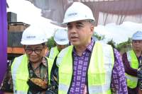 Zaki Lakukan Peletakan Batu Pertama BLK Kosambi