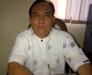 Sekdis Disperindagkop Kota Tangerang saat ditemui di ruangannya