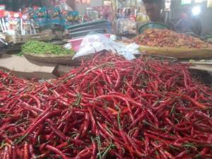 Jelang Nataru, Harga Bahan Pangan di Pasar Rau Kota Serang Melonjak