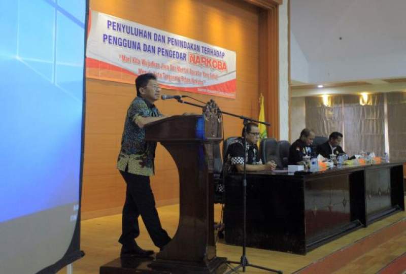 Penyuluhan narkoba di Kota Tangerang.