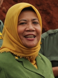 Setu- Kadis DBMSDA Kota Tangsel, Retno Pratiwi, Fokus perbaikan tujuh titik blok banjir di Tangsel,Senin (20/1)DT