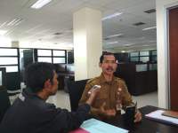 Kepala Biro Bina Infrastruktur dan Sumber Daya Alam Provinsi Banten Nana Suryana (Faiz/DB).