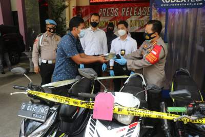 Dua Residivis Pelaku Ranmor Dibekuk Polisi