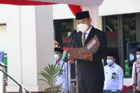 Mad Romli Pimpin Upacara Hari Amal Bakti Ke-76 Kemenag