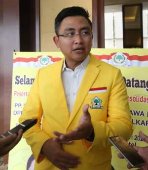 Wasekjen Bidang Pemenangan Pemilu Wilayah Jawa l, Andika Hazrumy.