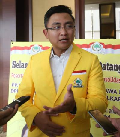 Wasekjen Bidang Pemenangan Pemilu Wilayah Jawa l, Andika Hazrumy.