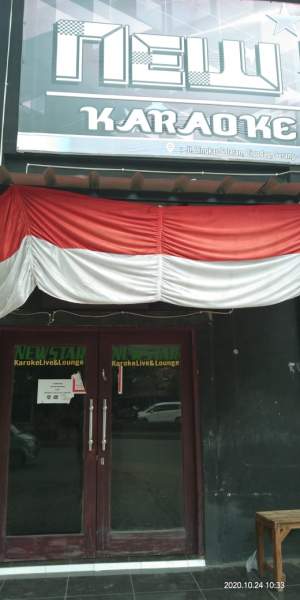 Baru Di Tempel, Segel Tempat Hiburan Malam Di Jalan Lingkar Selatan Serang Dirusak