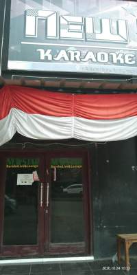 Baru Di Tempel, Segel Tempat Hiburan Malam Di Jalan Lingkar Selatan Serang Dirusak