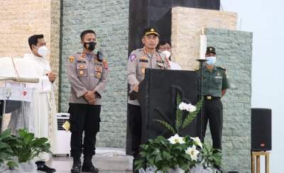 Kapolresta Tangerang Pimpin Pengamanan Ibadah Kenaikan Isa Almasih