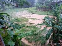 Kampung Cihareno Terendam Air Bercampur Lumpur