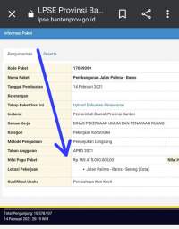 Viral LPSE Banten Tayangkan Proyek  PL 169 Miliar, WH: Itu Hoax
