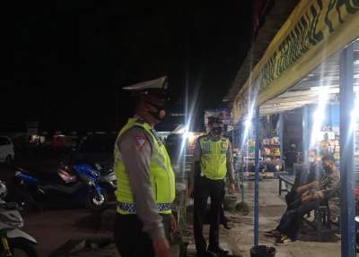 Cegah Covid 19, Ditlantas Polda Banten Lakukan Patroli Hingga Dini Hari