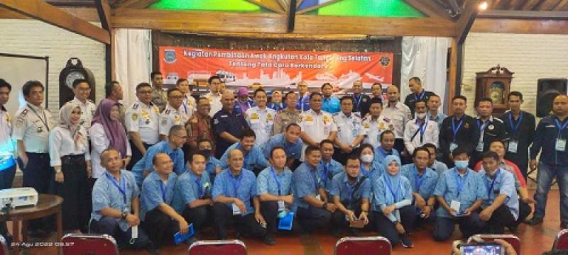 Dishub Tangsel bersama Peserta Pembinaan