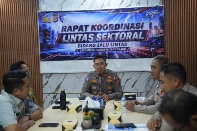 Tekan Angka Kecelakaan, Satlantas Polresta Tangerang Gelar Rakor Lintas Sektoral