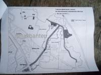 Peta ruislag tanah antara pengembang BSD dan Pemkot Tangsel.