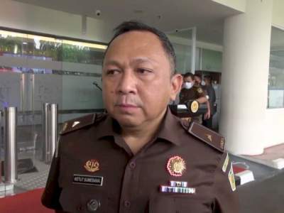 Kapuspenkum Kejagung, Ketut Sumedana di Gedung Kejagung, Jakarta.