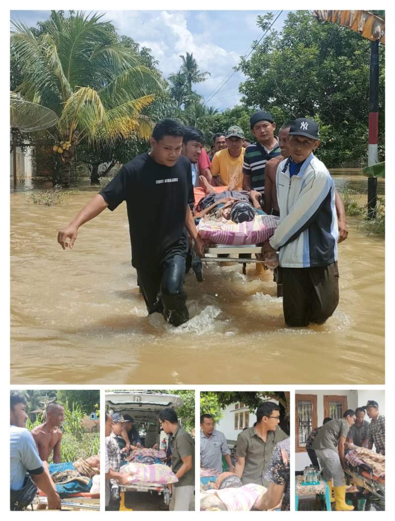 Sebagai Bentuk Kepedulian PT. Socfindo Kebun Aek Loba Berikan Bantuan Korban Banjir