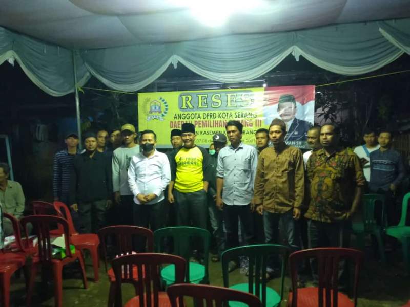 Hasil Reses Kecamatan Kasemen, Muji Rohman : Kita Sampaikan Minimal Ada Skala Prioritas