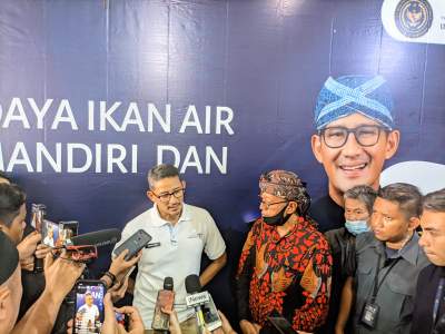 Menparekraf, Sandiaga Salahuddin Uno.
