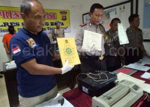 Polsek Serang Bongkar Jaringan Pemalsu Surat Indentitas