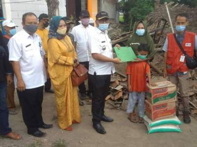 Camat Pakuhaji : Rumah Roboh di Kiara Payung Bakal Dibangun Secara Swadaya