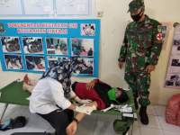 Warga Cikerai Diberikan Pelayanan Kesehatan dan KB Oleh TNI&nbsp;