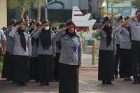Tingkatkan Kedisiplinan, Kemenkumham Banten Apel Pagi Bersama