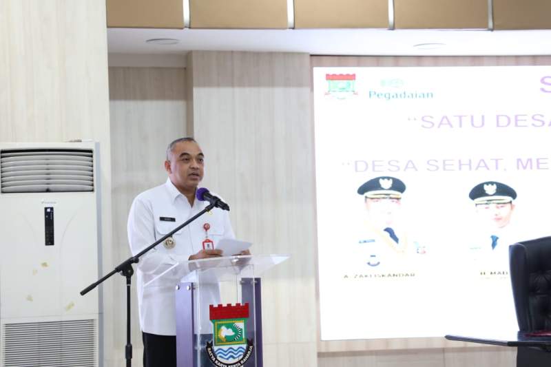 Zaki Buka Sosialisasi Satu Agen Pegadaian Satu Desa Dan Desa Sehat