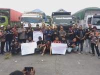 Protes Truk Tanah, Puluhan Ormas di Balaraja Gelar Aksi Unjuk Rasa